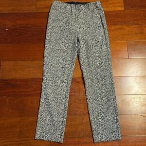 Rag & Bone Black/ White Print Sleek Pant
